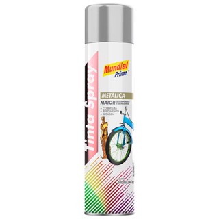 Tinta Spray 400ml Metálica Cromado AE01000092 MUNDIAL PRIME