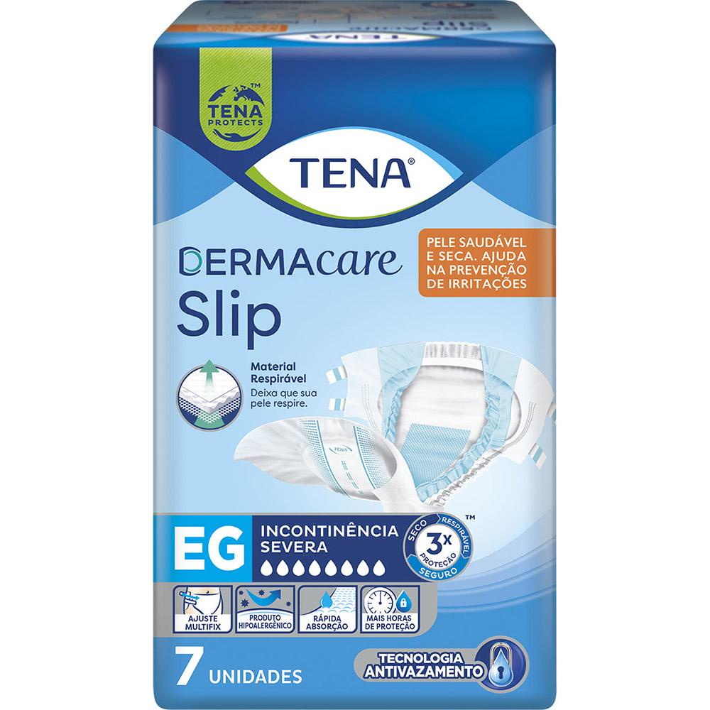 Fralda Geriátrica Tena Dermacare Slip Ultra EG com 7 unidades - Health
