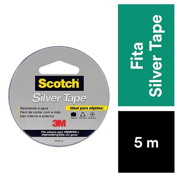 Fita Silver Tape 3M SCOTCH 45MM X 5M
