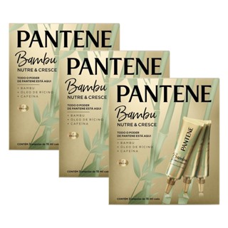Kit Ampola Pantene Pro-V Bambu Nutre e Cresce 15ml com 9 Ampolas