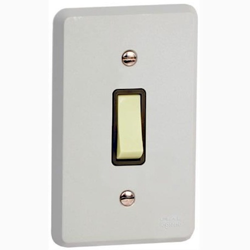 Conjunto 1 Interruptor Simples Vertical 10A 250V 4x2 Gris em Oferta na Shopee