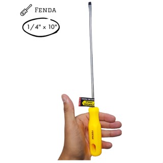 Chave de Fenda Longa 1/4" x 10" Aço Fertak