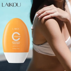 LAIKOU Protetor Solar UV Vitamina C Brilhante SPF50 PA + + Suncream 50g