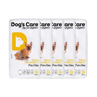 Fralda Descartável Higiênica P/cães Macho Dogs Care 120 Un P em Oferta na Shopee
