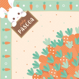 Saco Express 44x44cm para Ovos de 500g a 750g - Seed - 5 unidades - Cromus Páscoa - Rizzo Distribuidora em Oferta na Shopee