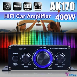 400w Amplificador Digital de Alta Fidelidade de Áudio Estéreo Rádio Fm Mic TEFFIERY Carro Para Casa Mini Amplificador de Som de Alta Qualidade