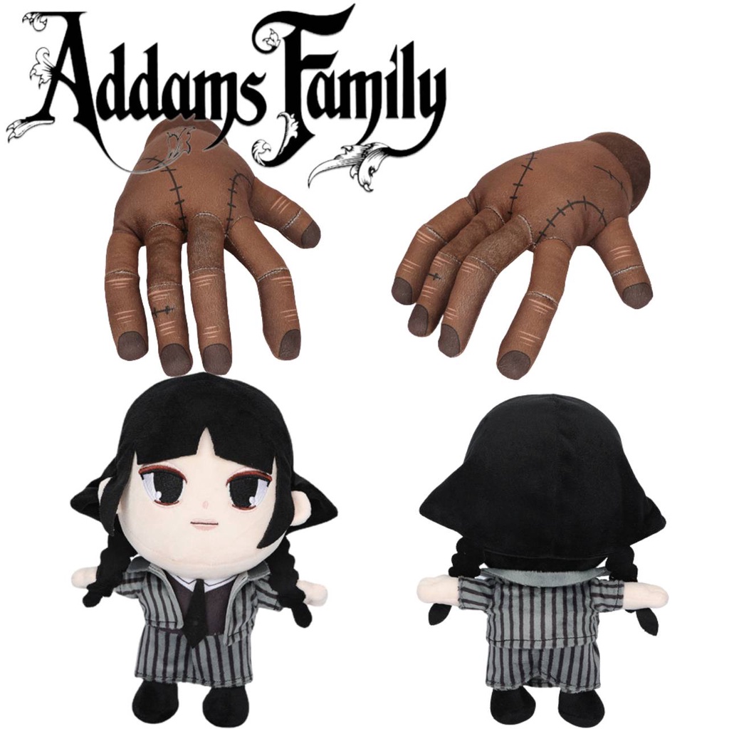 25cm Addams Family Thing Plush Doll Wednesday Cartoon Plush Toy Gifts For  Fans | Shopee Brasil