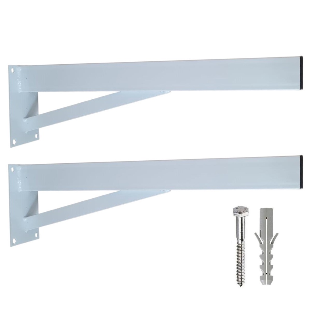 Suporte para Pia Parafusar Super Reforçado 40cm 2un Granito - Mão Francesa Reforçada para Bancada Mármore Banheiro Cozinha Tanque