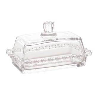 Manteigueira Cristal Daisy 18X11X10Cm