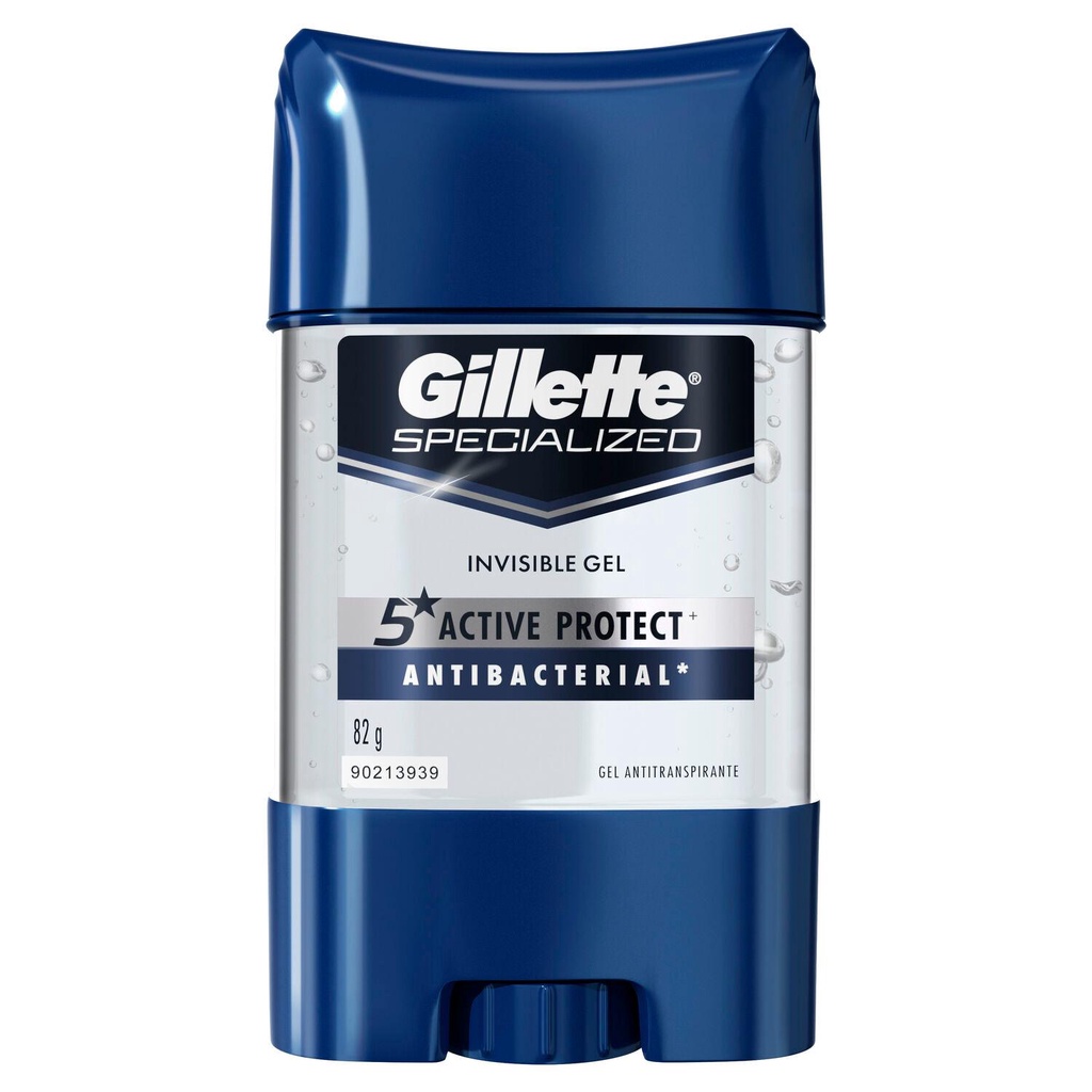 Desodorante Antitranspirante Gillette Specialized Antibacterial Gel 82g em Oferta na Shopee