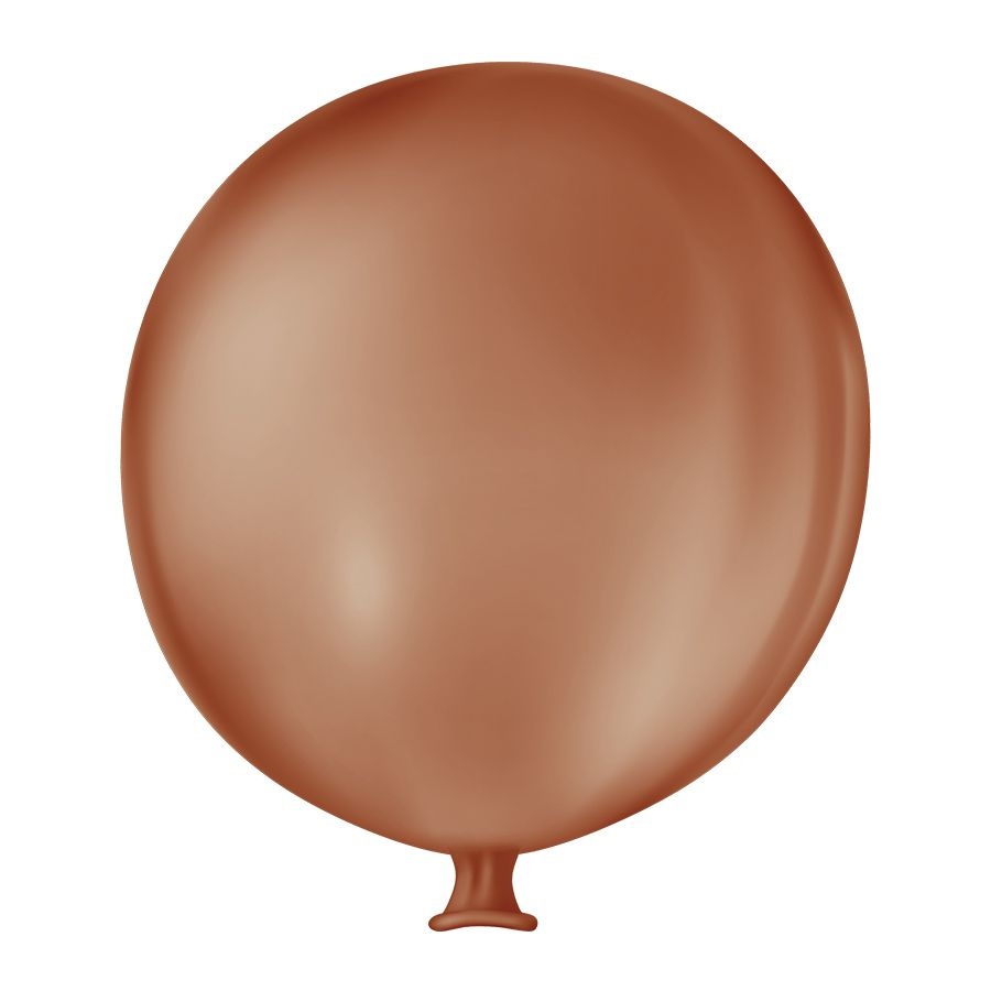 Balão de Festa Látex Gigante - Marrom Café - 01 Unidade - São Roque - Rizzo Balões - Home & Living
