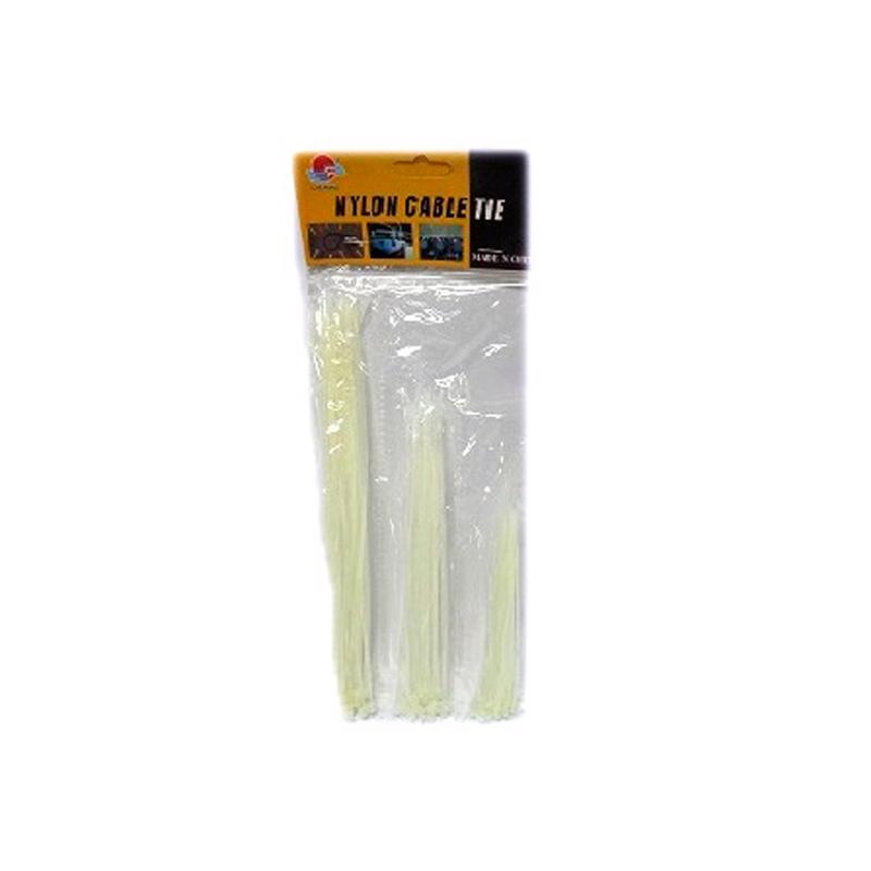 ABRACADEIRA NYLON 10, 15 E 20CM PRETA PCT 60PCS
