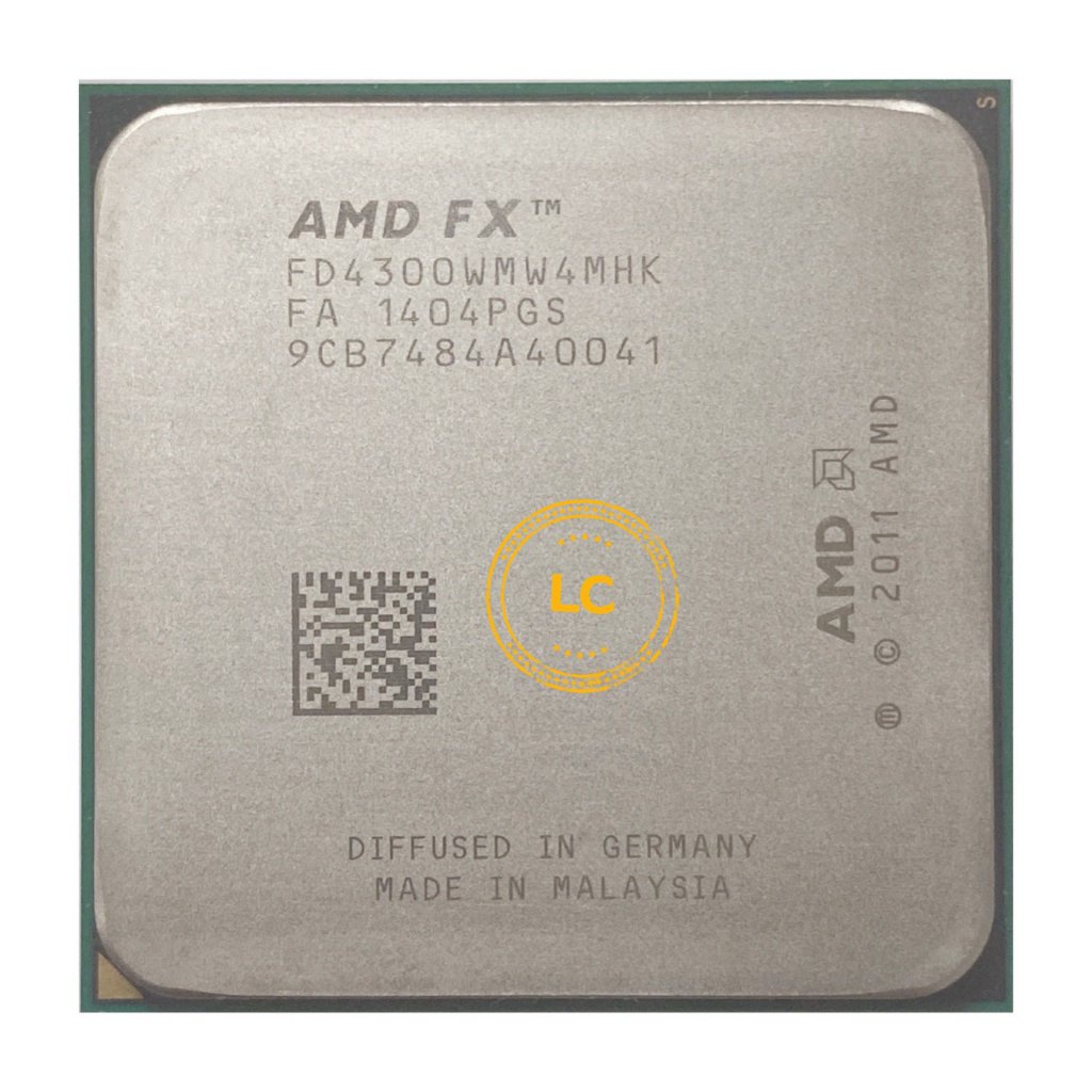 AMD Processador De CPU Quad-Core FX-4300 4300 3.8 GHz FD4300WMW4MHK ...