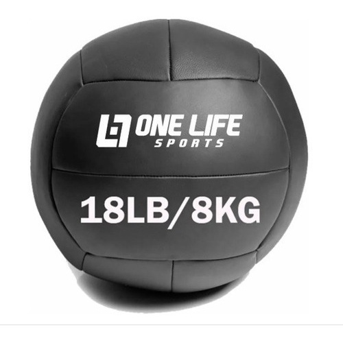 Wall Ball 08 kg Couro P Medicine Funcional Slam Ball