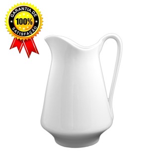 Jarra Leiteira 1.200 ml Porcelana Branca Suqueira 2 Linha