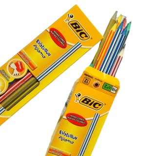 Lápis HB N°2 Evolution Pijama Caixa Com 12 BIC em Oferta na Shopee