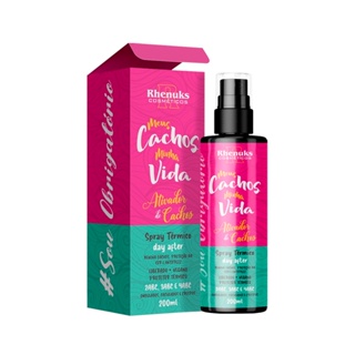 Spray Capilar Meus Cachos Minha Vida 200ml - Rhenuks Cosméticos em Oferta na Shopee