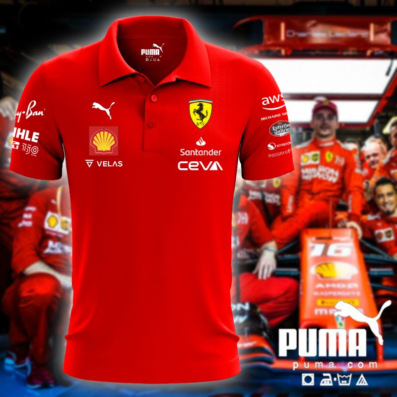 Camisa polo ferrari store feminina