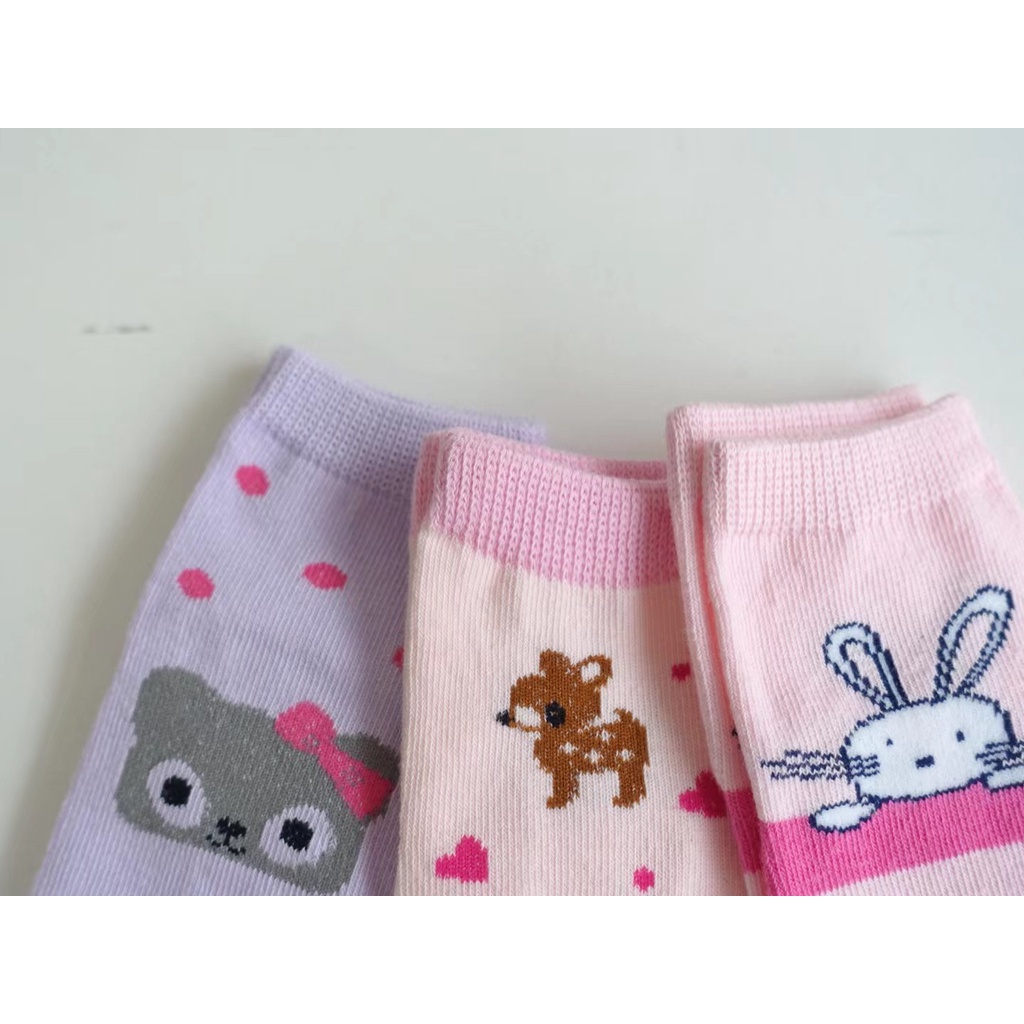 KIT 12 Meia Infantil Feminina /Masculina  (Algodão)