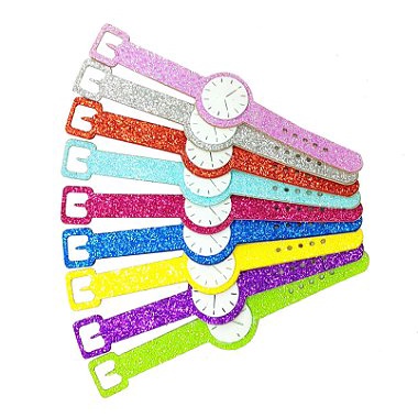 40 Adesivos Relógio Eva Glitter Pet Shop Cães  e Gatos