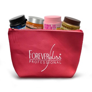 Necessaire Recheada com 4 Mini Máscaras Forever Liss