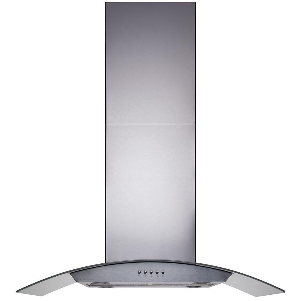 Coifa de Ilha Cadence Gourmet CFA500 90cm com Vidro Inox - Home Appliances