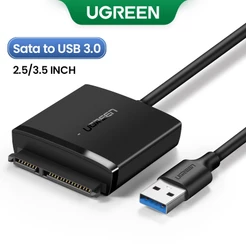 Adaptador Ugreen Sata Para USB 3.0 2.0 3 Cabo Conversor De 2.5 3.5 HDD SSD Unidade De Disco Rígido