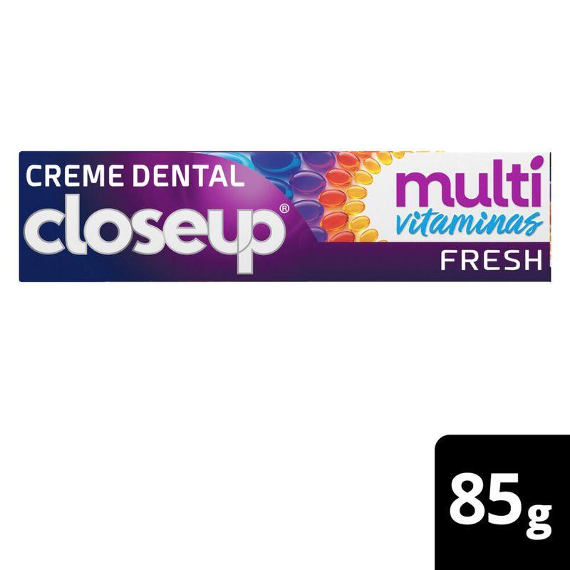 Creme Dental Closeup Multivitaminas +12 Benefícios Fresh 85g - Health