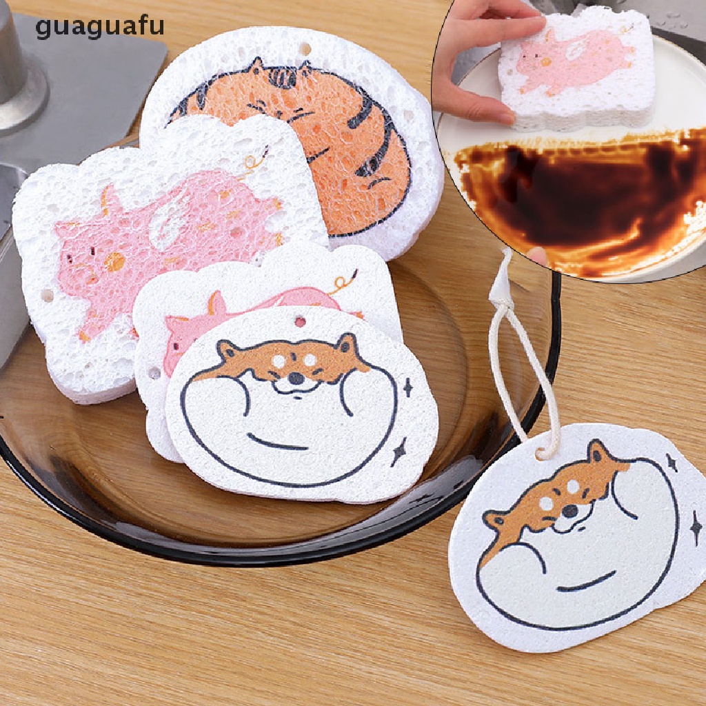 Esponja Que Cresce Incha Na Água Feito Com Polpa De Fibra De Mateira Com Desenhos Divertidos Para Banho E Lava Lousa