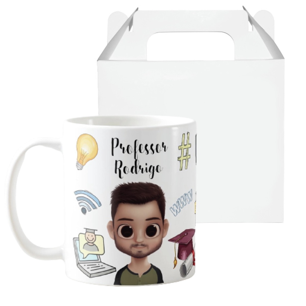Caneca Profissão Tecnologia Informática Presente Com Avatar