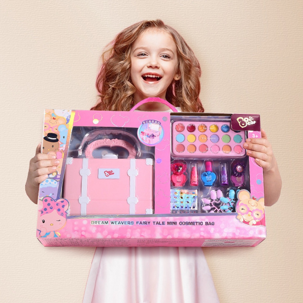 Em promoção! Crianças Kit De Maquiagem Para A Menina Lavável