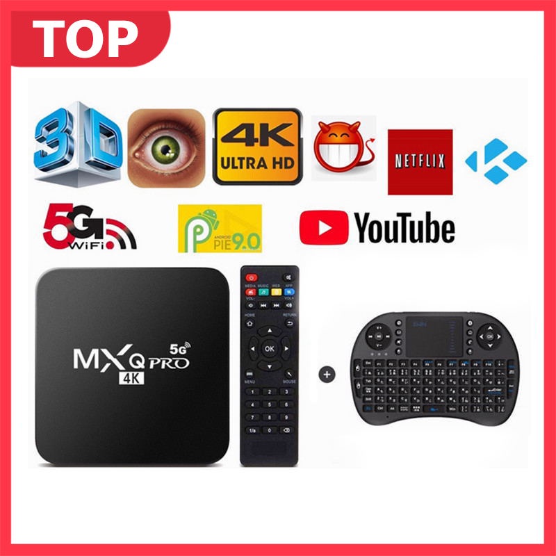 MX Q PRO 4K 5G Smart Tv Android 10.0 16GB 256GB Hd Player Escorrega o