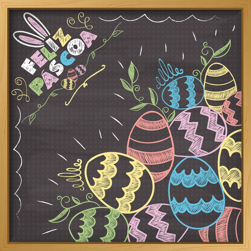 Saco Express 39x39cm para Ovos de 350g a 500g - Lousa de Páscoa - 05 unidades - Cromus - Rizzo em Oferta na Shopee