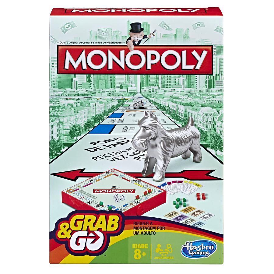 Jogo Monopoly Grab & Go - Hasbro B1002