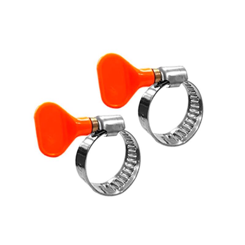 Kit Jogo Abraçadeiras Tipo Borboleta Em Aço Inox 3/4Pol. Expansível De 13 - 19mm 50Peças