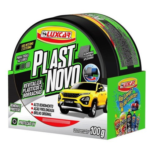 Renovador Plast Novo 100g Plasticos E Borrachas - Luxcar