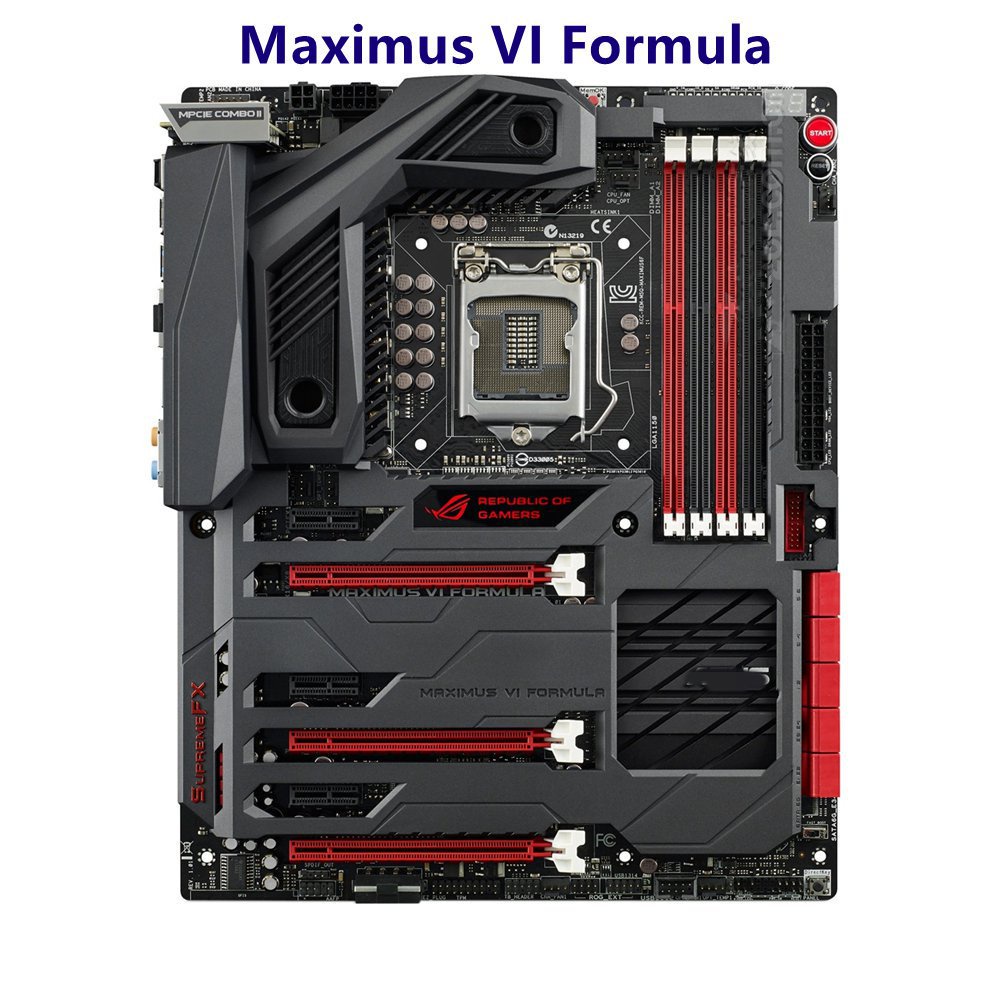 (Entrega Rápida) Para asus rog maximus vi lga Fórmula 1150 intel z87 Placa Mãe Usada ddr3 32g pci-e 3.0 usb3.0 Núcleo i7 i5 i3 cpus