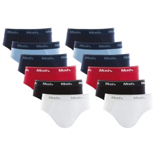 Kit com 12 Cuecas Slip Infantil Algodão Mash