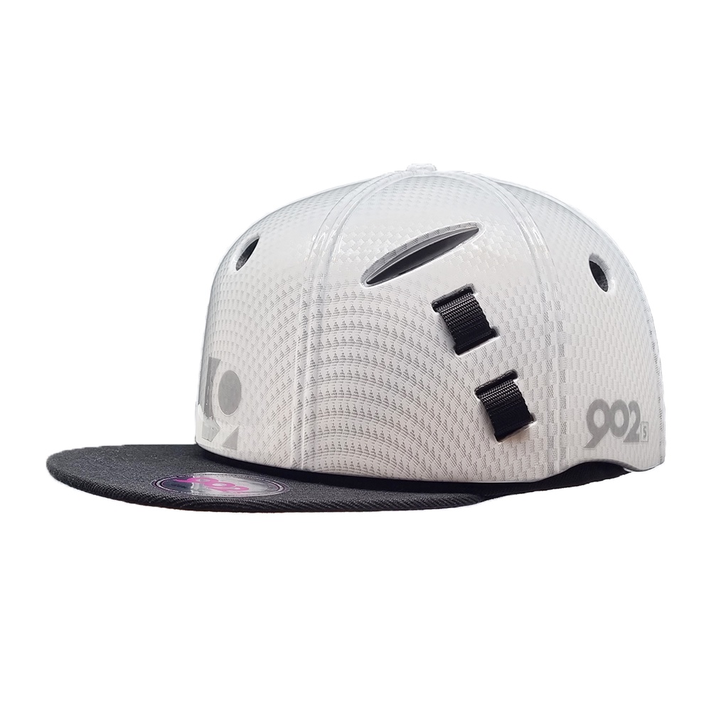 Capacete De Bicicleta 902lab Persona-S Snapback Branco Carbono [HS10-CW]