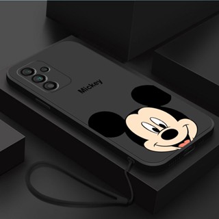 Samsung Galaxy M54 M14 5G M13 M23 M53 M33 M52 5G M31 Luxo Fofo Mickey Mouse Casing Matte Silicone Líquido Costas TPU Capa Macia Da Caixa