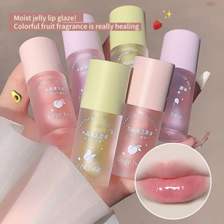 Crystal Jelly Hidratante Lip Oil Transparente Clarear Linhas Gloss em Oferta na Shopee