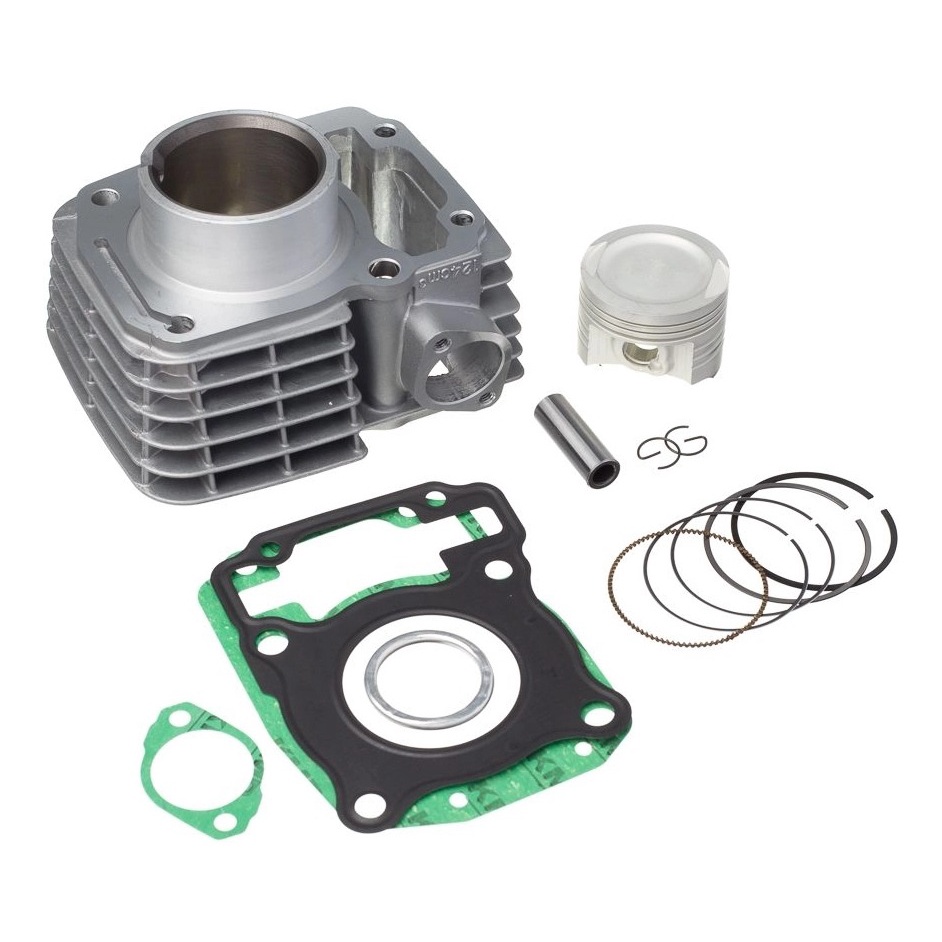 Kit Completo Cilindro Pistao Anel Junta Cg 125 Fan Ano 2010 em Oferta na Shopee