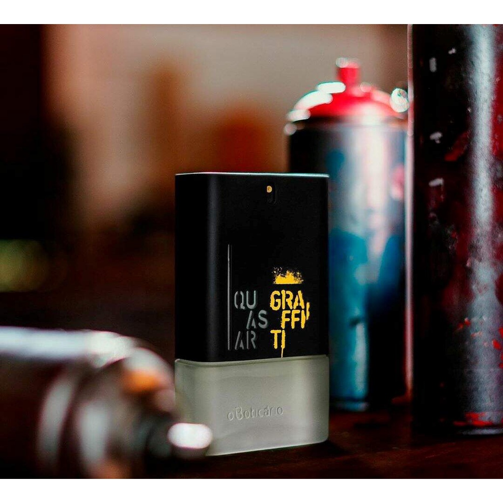 Quasar Graffiti Perfume Desodorante Colônia O Boticario 100ml