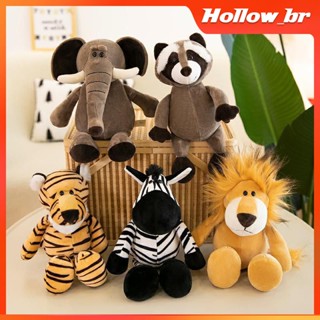25cm Animais Da Selva Brinquedos De Pelúcia De Florestais zebra Elefante Leão Raposa Guaxuinha Girafa Infantil playmate Boneca Macia