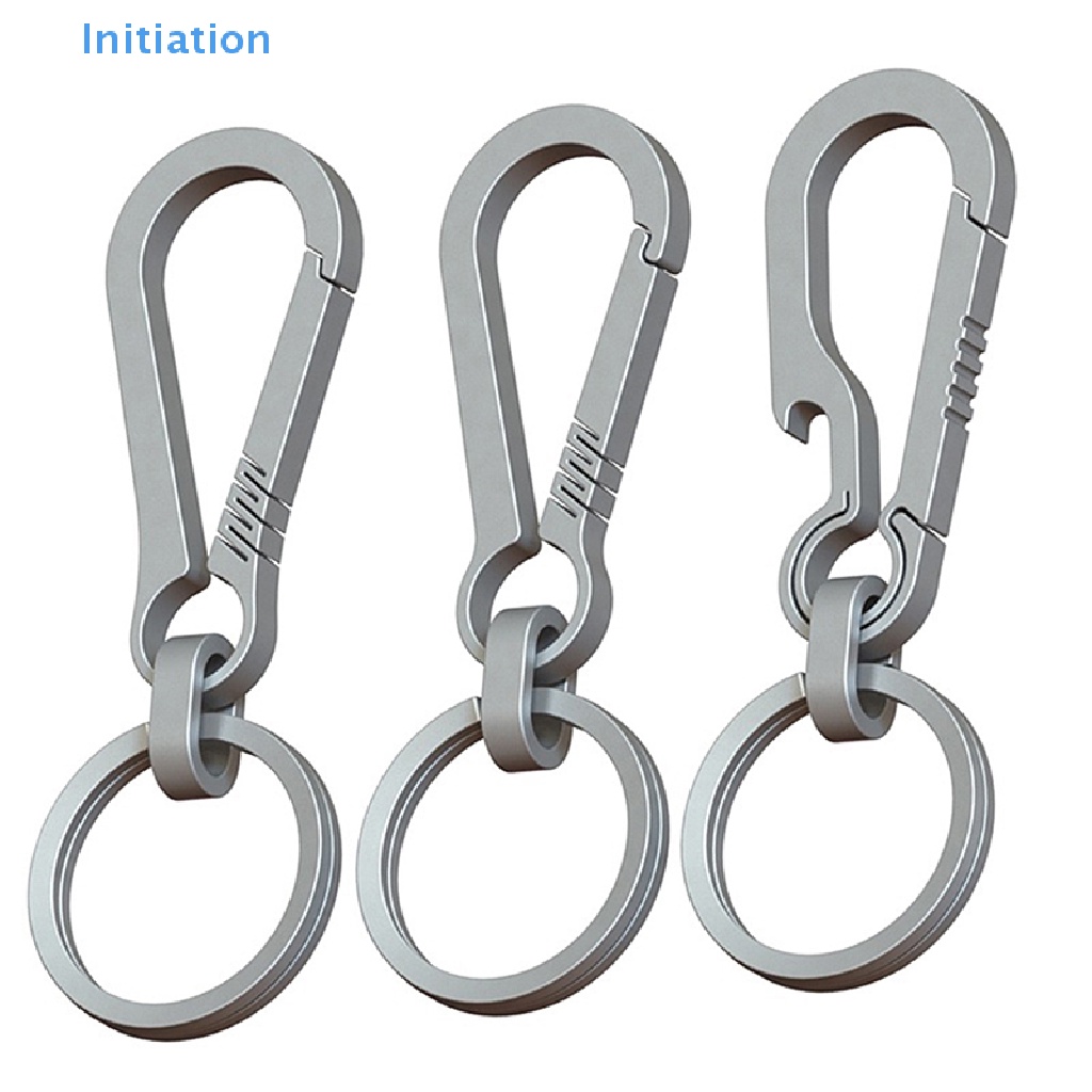Iniciação Fivelas De Titânio Ferramenta Exterior Chaveiro De Liga Fivela De Tiranium Acessórios Para Carro Pingente Presente Homem em Oferta na Shopee