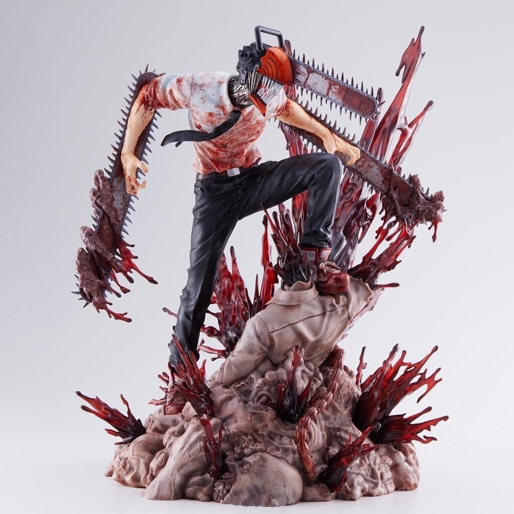 Motosserra Homem Serra De anime pochita Chainsaw man figure Denji bloody Enorme Figura Grande Decoração Modelo De Ação Periférica Ornamento Doméstico