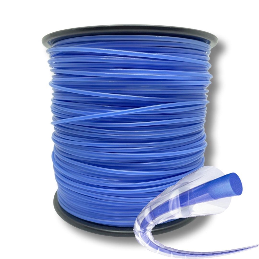 Fio Nylon Profissional Roçadeira Redondo 3.0mm Duplo Coextrusado Rolo 2,267kg