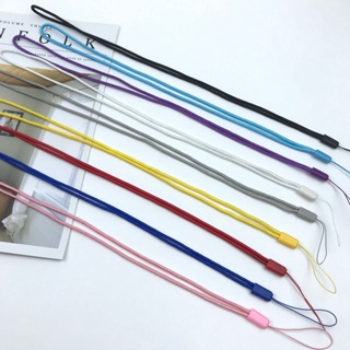 40CM Cordão De Telefone Celular Lanyard Correia De Pescoço De Poliéster Longo Porta-Chaves Colorido Para Crianças em Oferta na Shopee