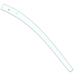 Régua Curva De Alfaiate Modelagem 1123 Acrílico Costura 60x5cm