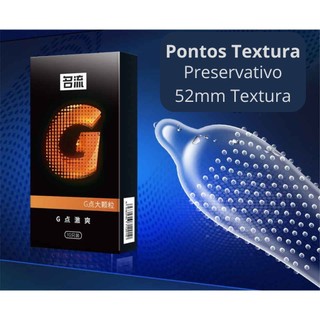 Kit 10 Preservativos Camisinha Mingliu 52 mm Textura 3D | Shopee Brasil